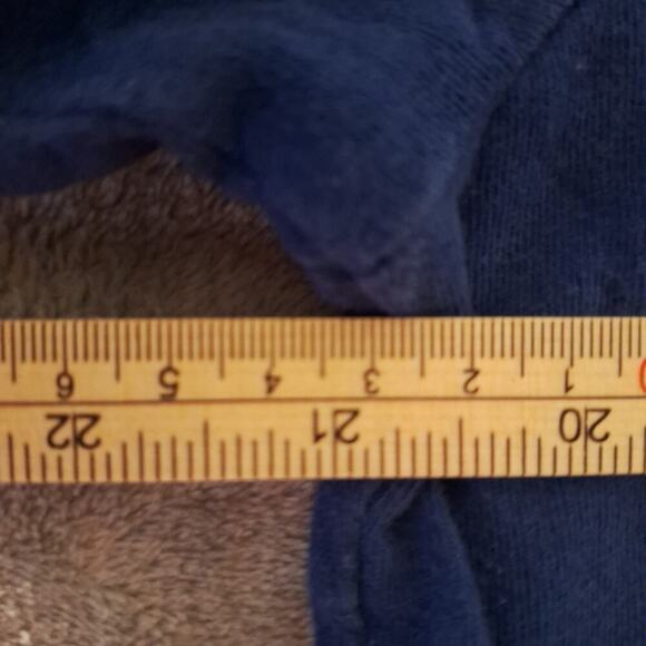 Y2k 2006 Guy Harvey T-Shirt Size Large Cut Off Saltwater Fish Pelagic Blue - Picture 6 of 6